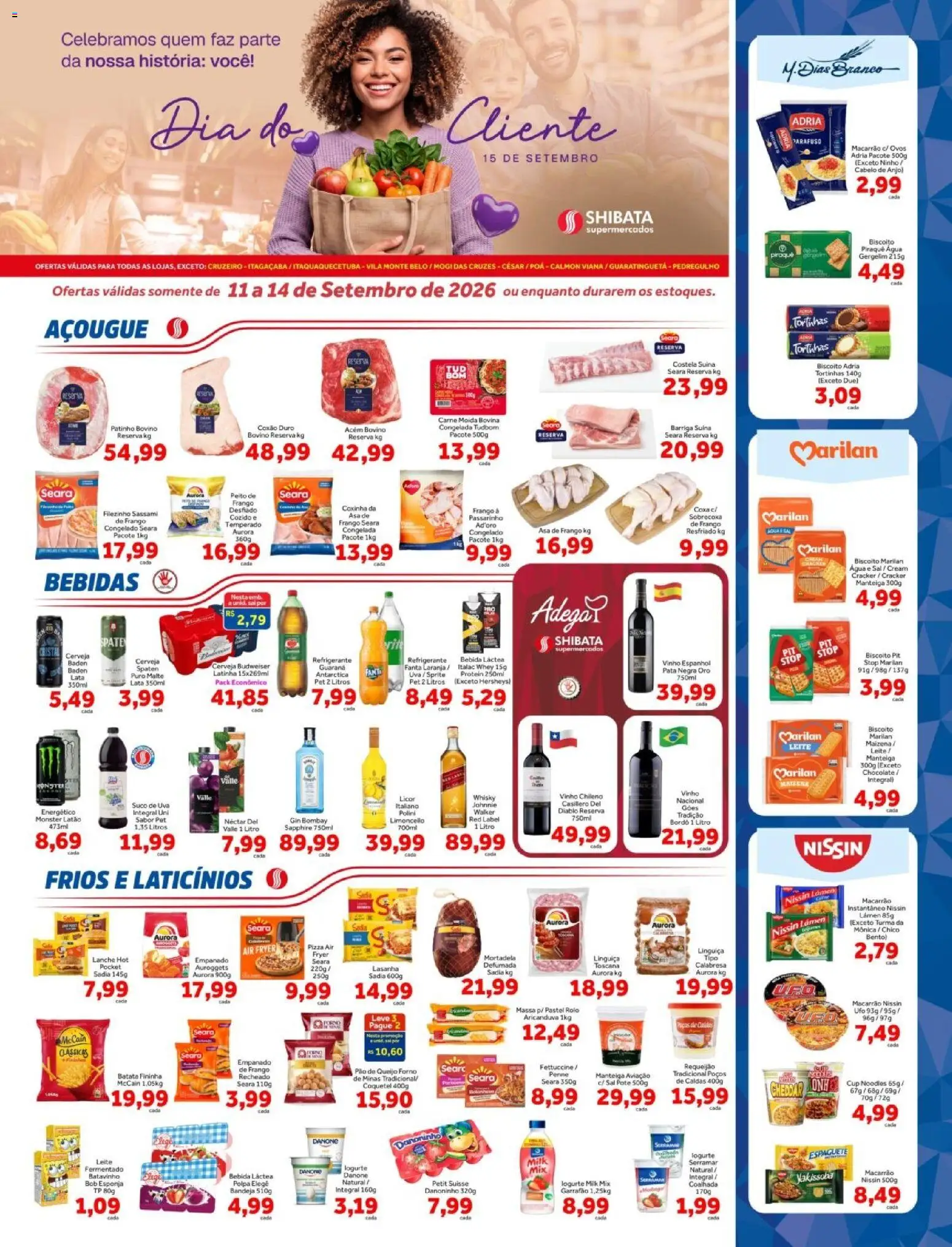 Pré-Visualização do folheto "Shibata - Ofertas da semana" da loja Shibata válido a partir de 11/09/2026