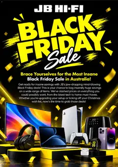 Preview of catalogue JB Hi-Fi Black Friday Notice from shop JB Hi-Fi valid 08/10/2026