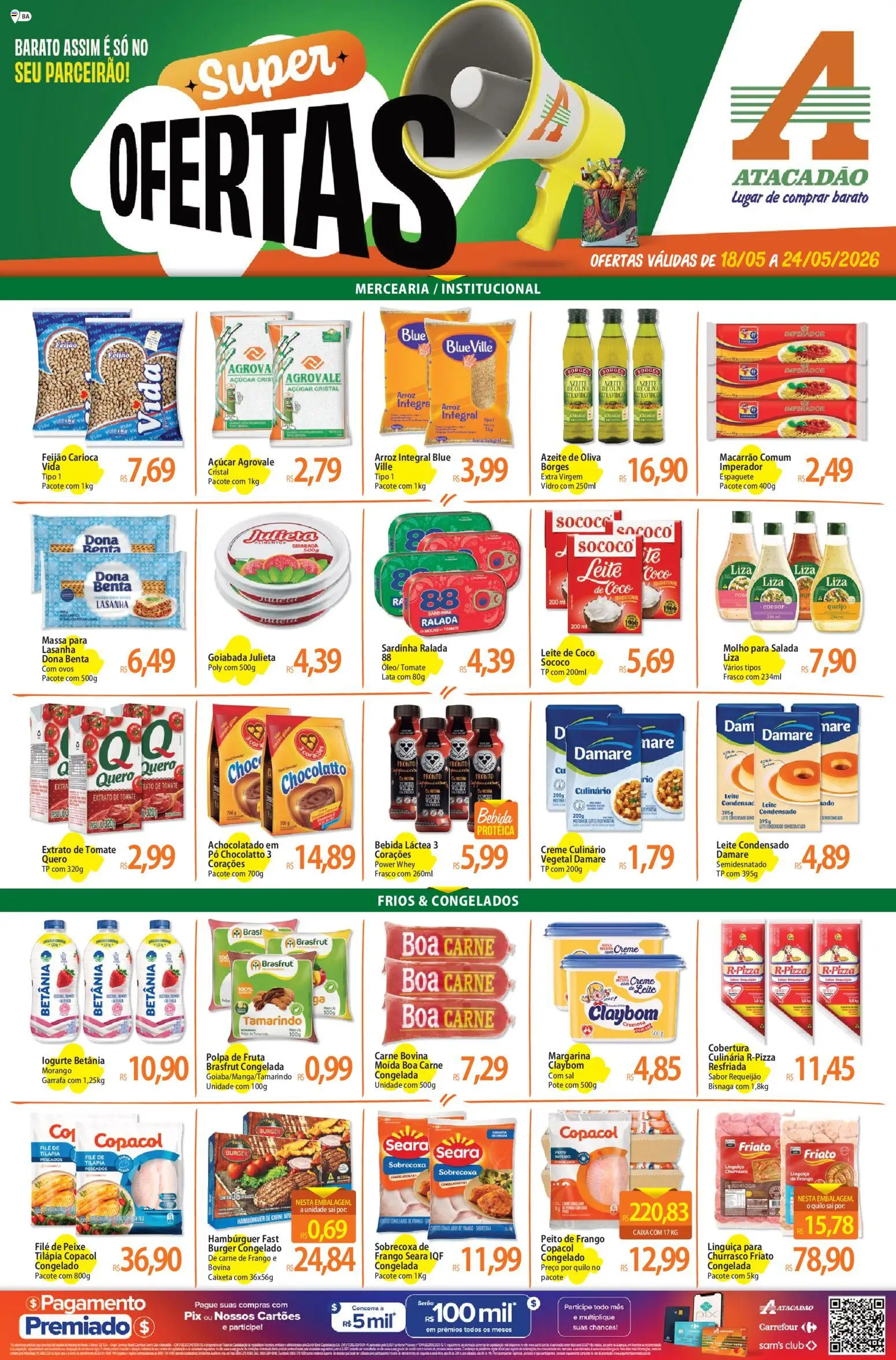Pré-Visualização do folheto "Atacadão ofertas - BA" da loja Atacadão válido a partir de 18/05/2026