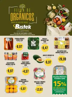 Pré-Visualização do folheto "Bistek Supermercados ofertas Feira de Orgânicos" da loja Bistek Supermercados válido a partir de 15/10/2026