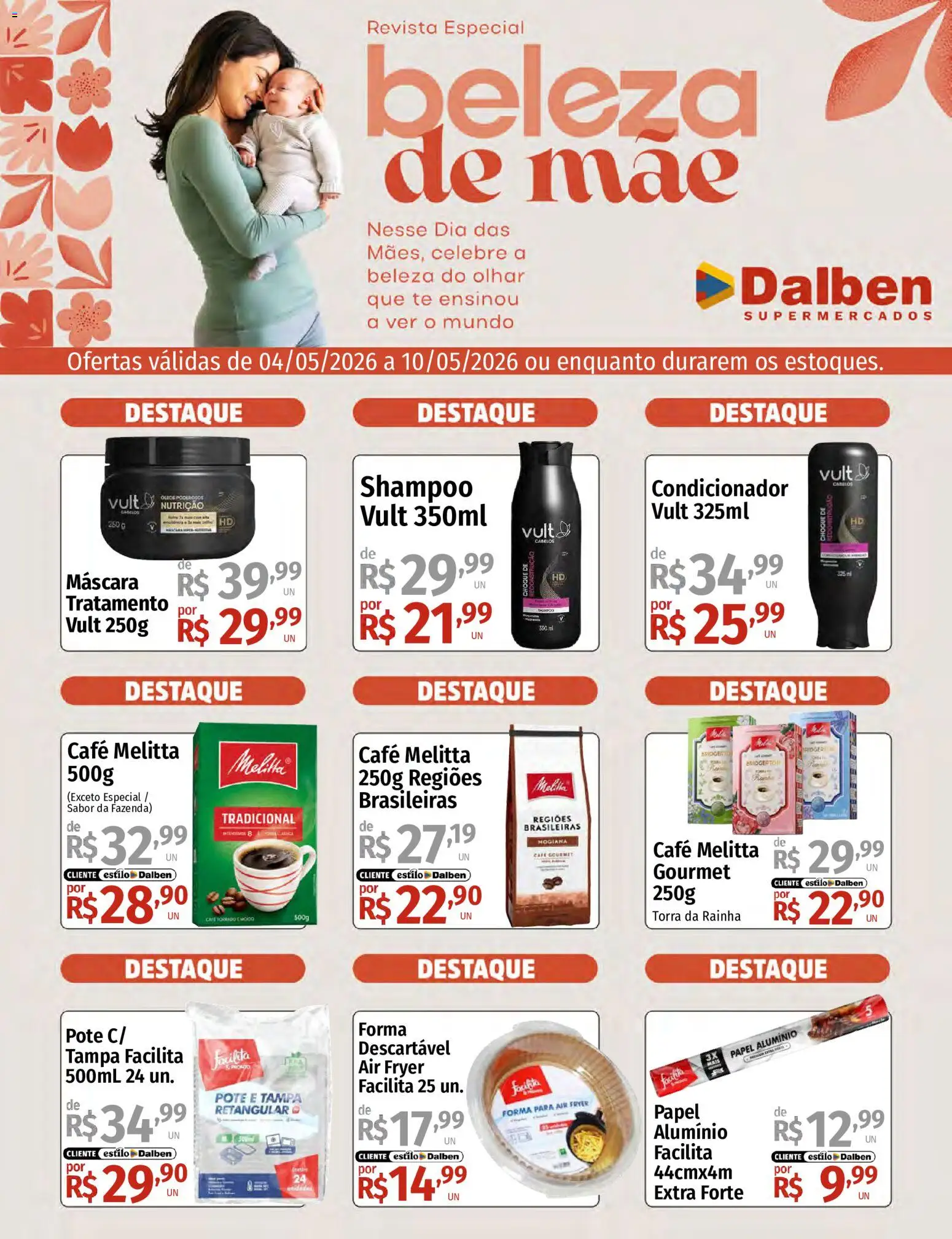 Pré-Visualização do folheto "Supermercado Dalben ofertas Beleza" da loja Supermercado Dalben válido a partir de 04/05/2026