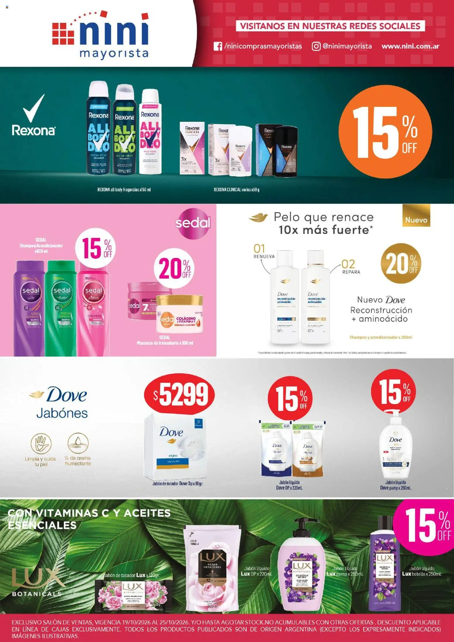 Vista previa del folleto de la tienda NINI Mayorista válido desde el 19/10/2026 