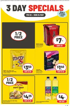 Preview of catalogue IGA 3 Day Specials - NSW Medium V2 from shop IGA valid 22/05/2026