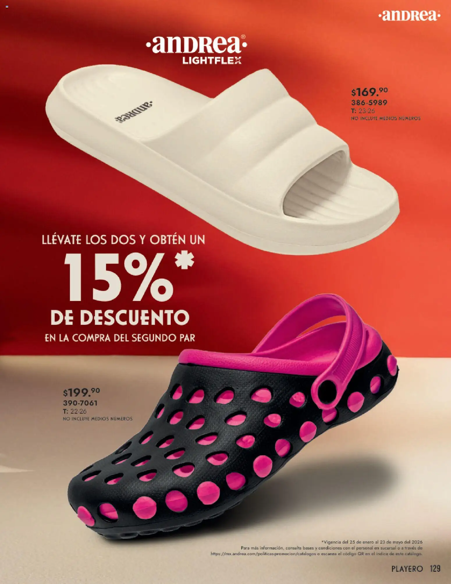Vista previa las ofertas de la tienda Andrea - Catálogo Calzado Dama desde el 25/01/2026 