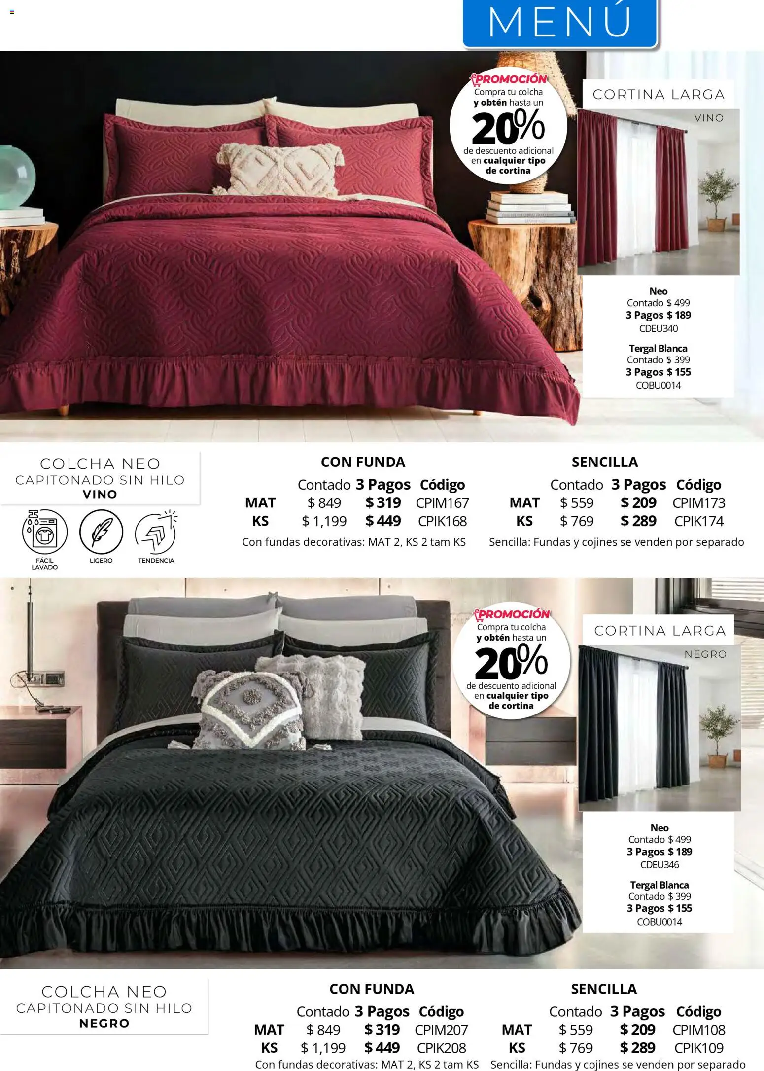 Vista previa las ofertas de la tienda Colchas Concord - Colchas Concord catálogo desde el 01/05/2026 