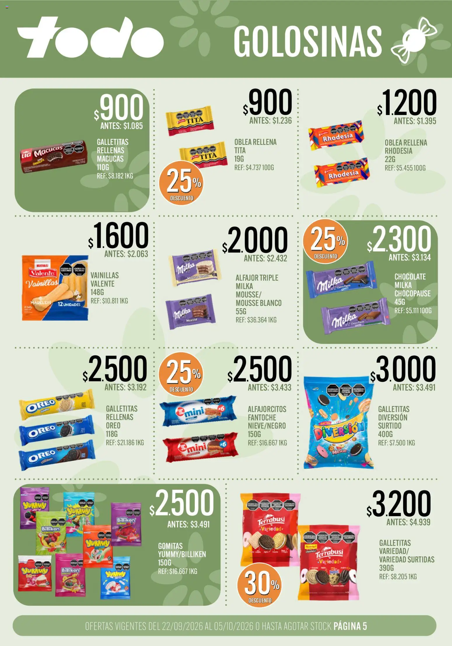 Vista previa del folleto de la tienda Supermercados TODO válido desde el 22/09/2026 