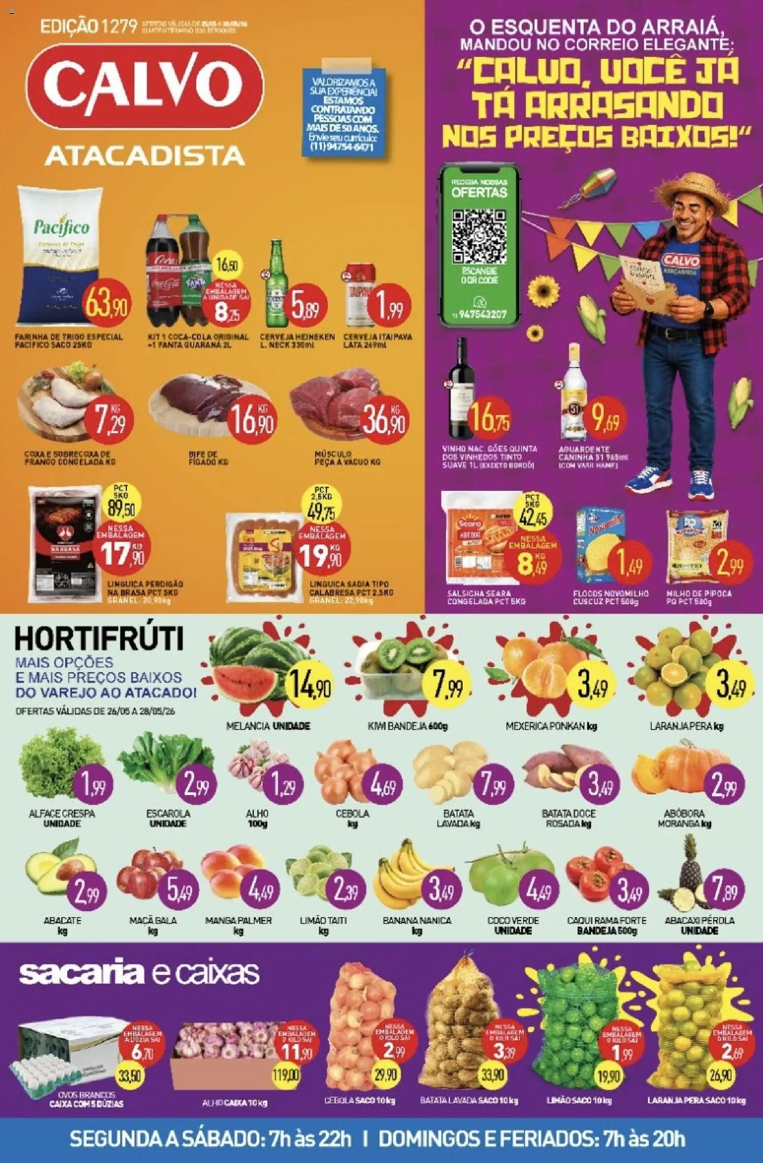 Pré-Visualização do folheto "Calvo Atacadista - Ofertas da semana" da loja Calvo Atacadista válido a partir de 26/05/2026