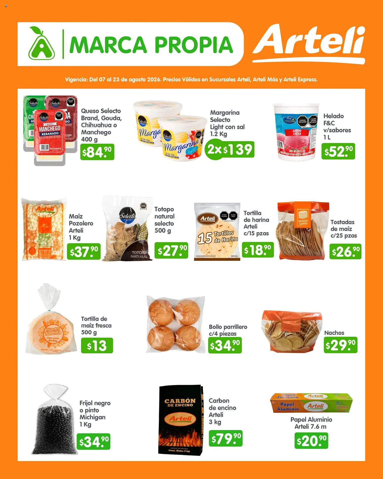 Vista previa las ofertas de la tienda Arteli - Arteli folleto Quincenal desde el 07/08/2026 