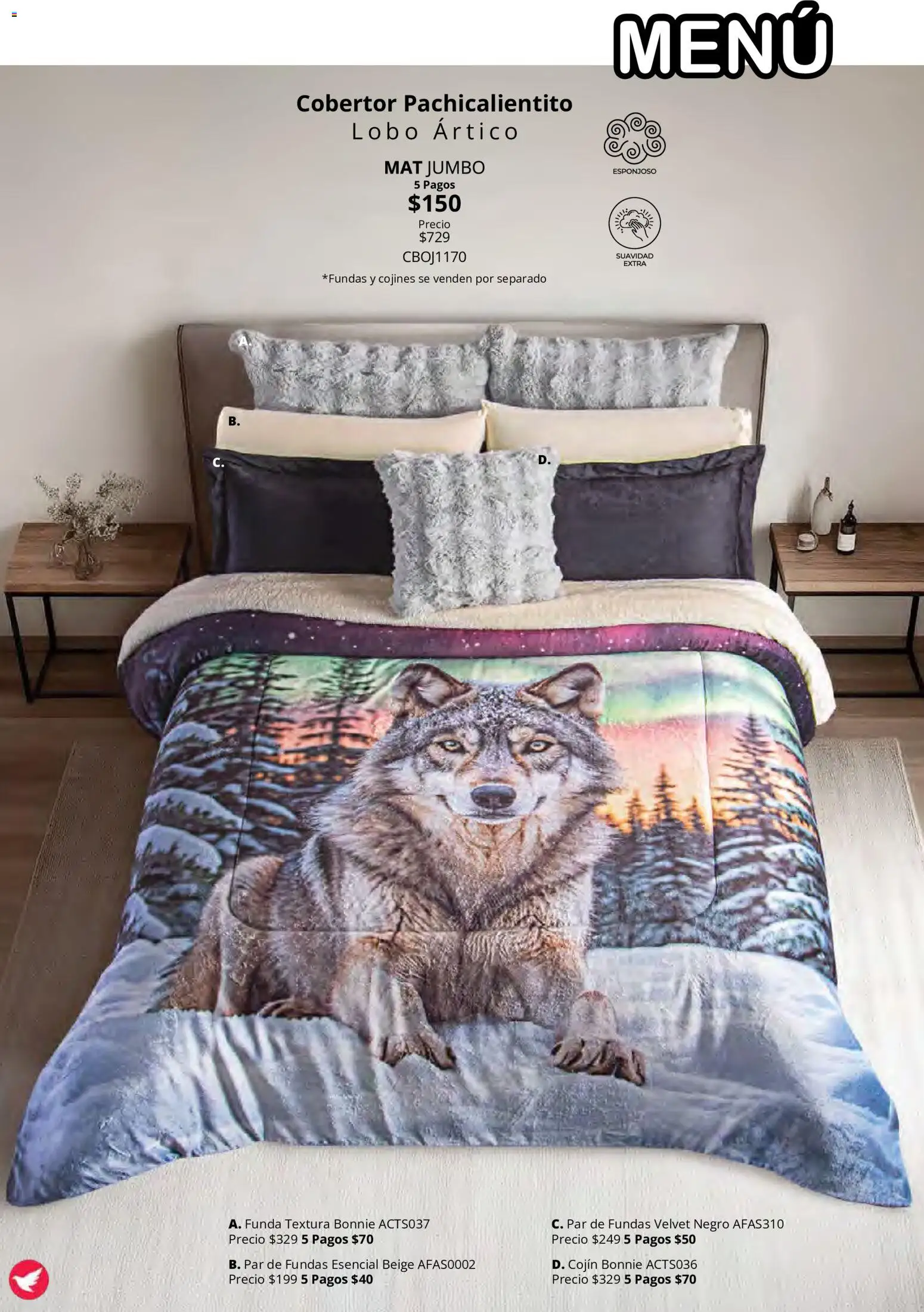 Vista previa las ofertas de la tienda Colchas Concord - Colchas Concord catálogo Colección Cobertor Calor de Hogar desde el 15/10/2026 