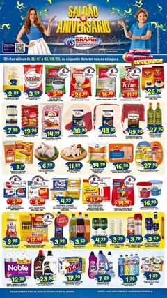 Pré-Visualização do folheto "Bramil Supermercados - Ofertas da semana" da loja Bramil Supermercados válido a partir de 31/07/2026