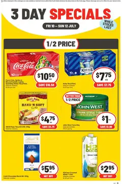 Preview of catalogue IGA 3 Day Specials - NSW Medium V2 from shop IGA valid 10/07/2026
