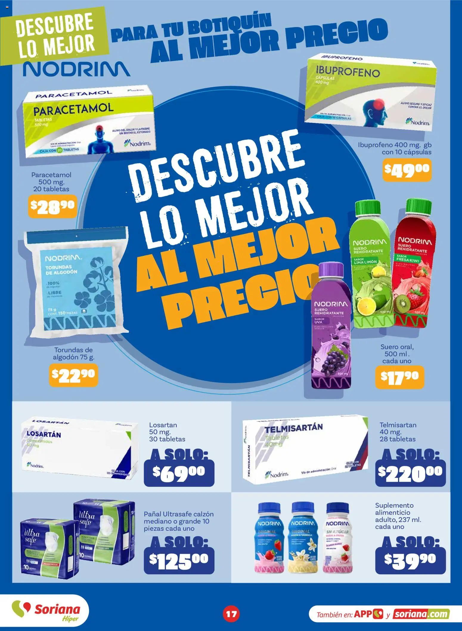 Vista previa las ofertas de la tienda Soriana - Soriana Descubre lo mejor al mejor precio Híper Nacional desde el 31/08/2026 