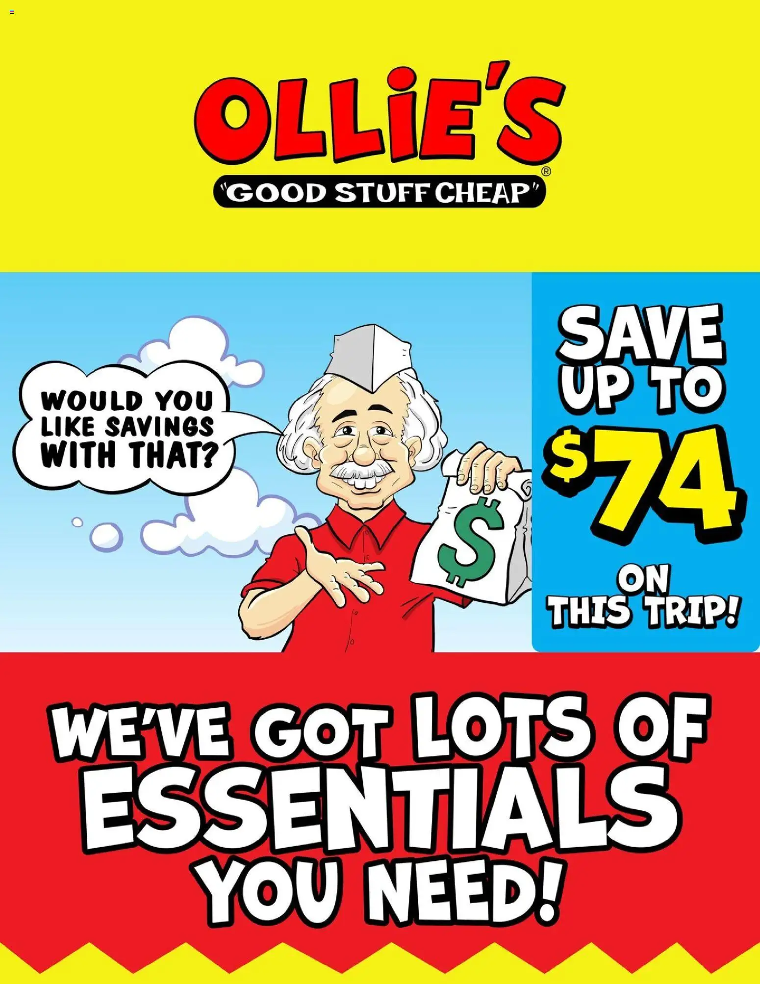 Ad Preview of Ollie's Ollie's Weekly Ad from 08/27/2026