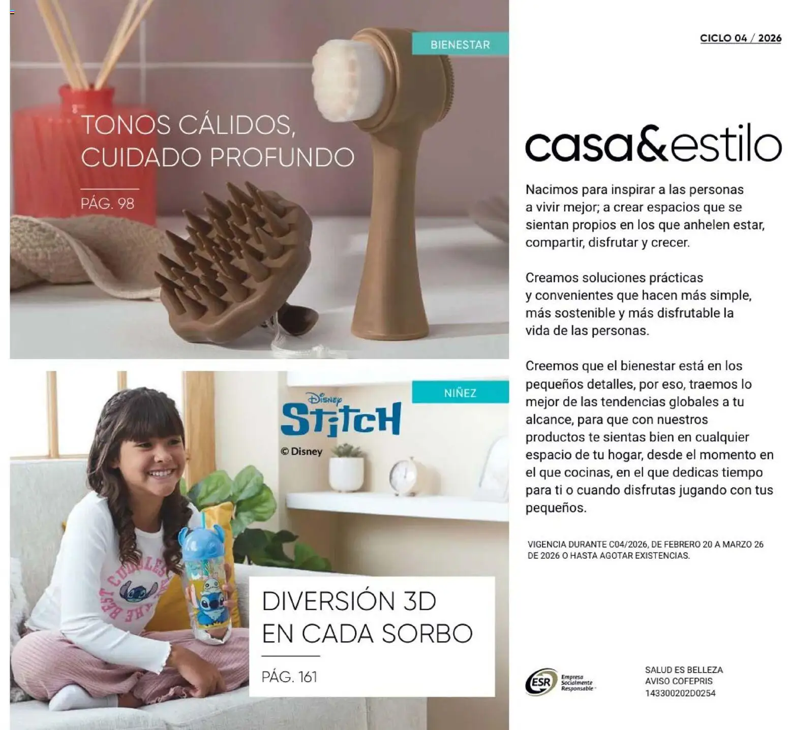 Vista previa las ofertas de la tienda AVON - Casa & Estilo 4 2026 desde el 20/02/2026 - Té