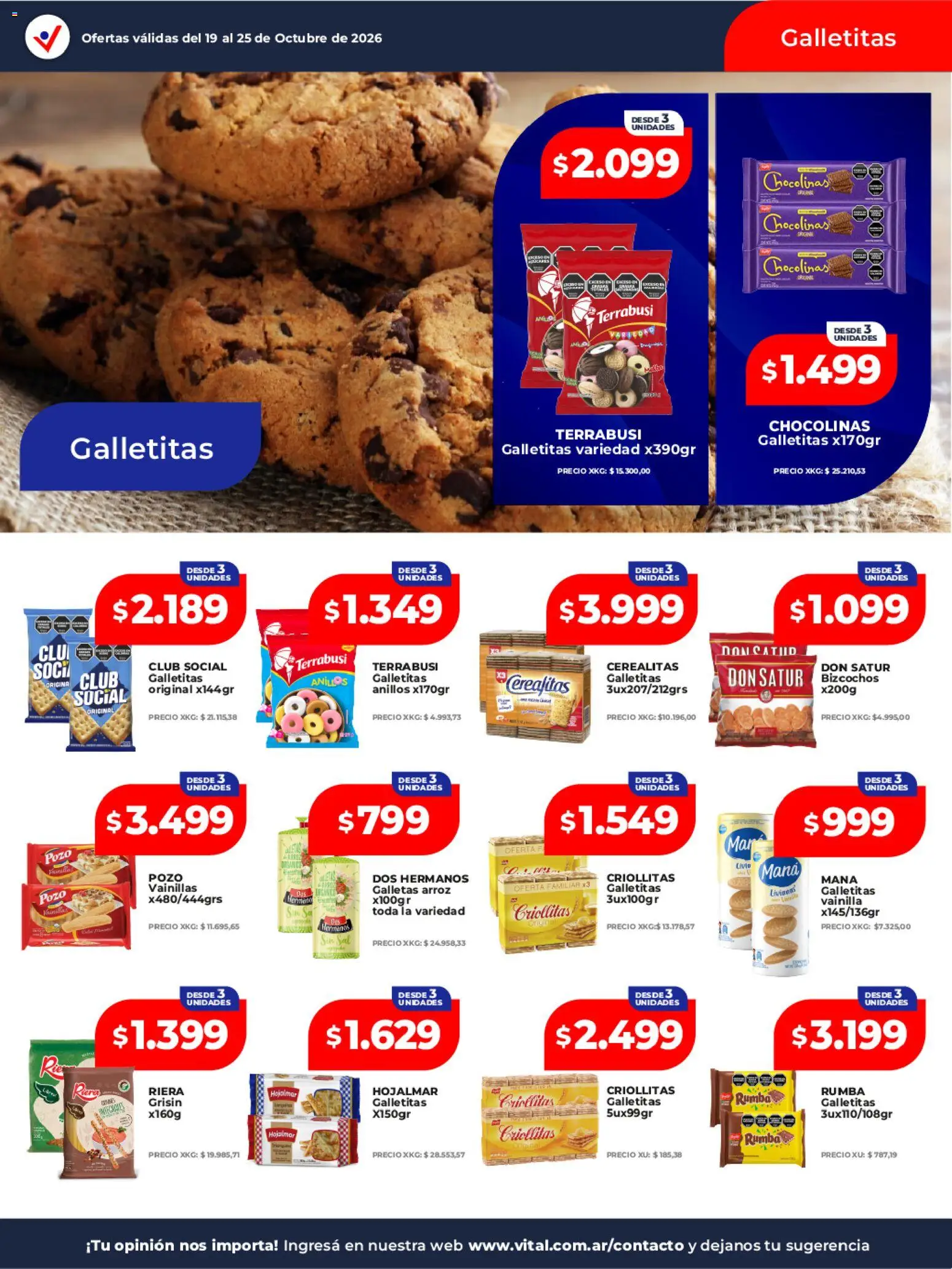 Vista previa del folleto de la tienda Vital válido desde el 19/10/2026 