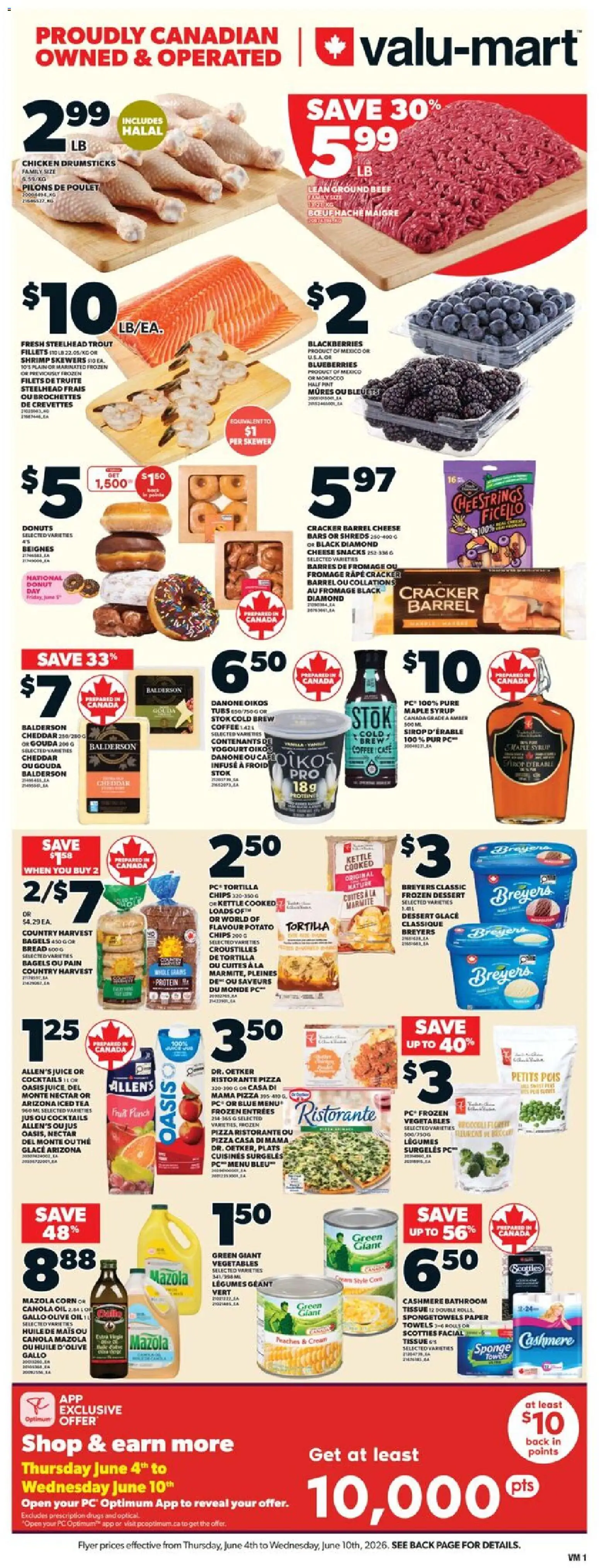 Preview of leaflet Valu Mart weekly flyer from shop Valu Mart is valid from Jun 04, 2026