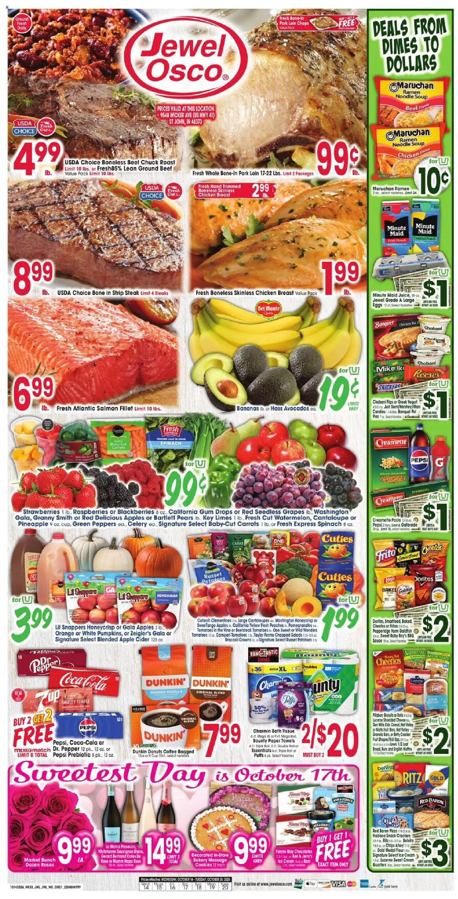 Ad Preview of Jewel Osco Jewel Osco Weekly Ad from 10/14/2026
