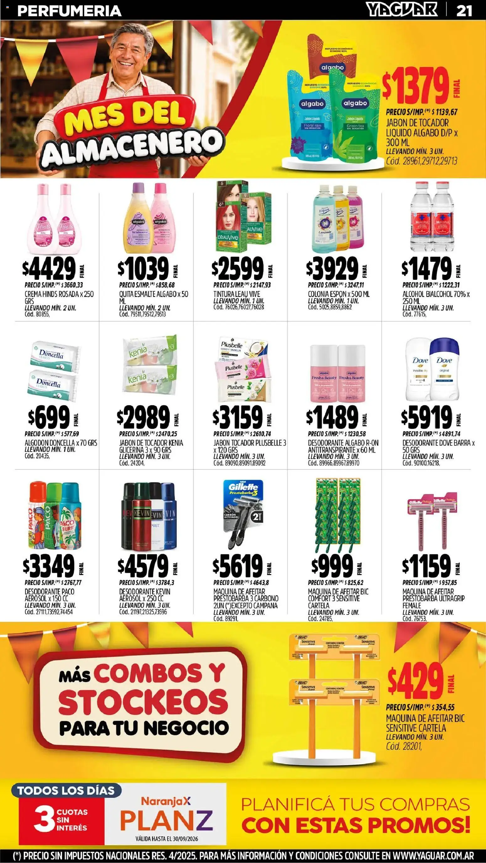 Vista previa del folleto de la tienda Yaguar válido desde el 31/08/2026 