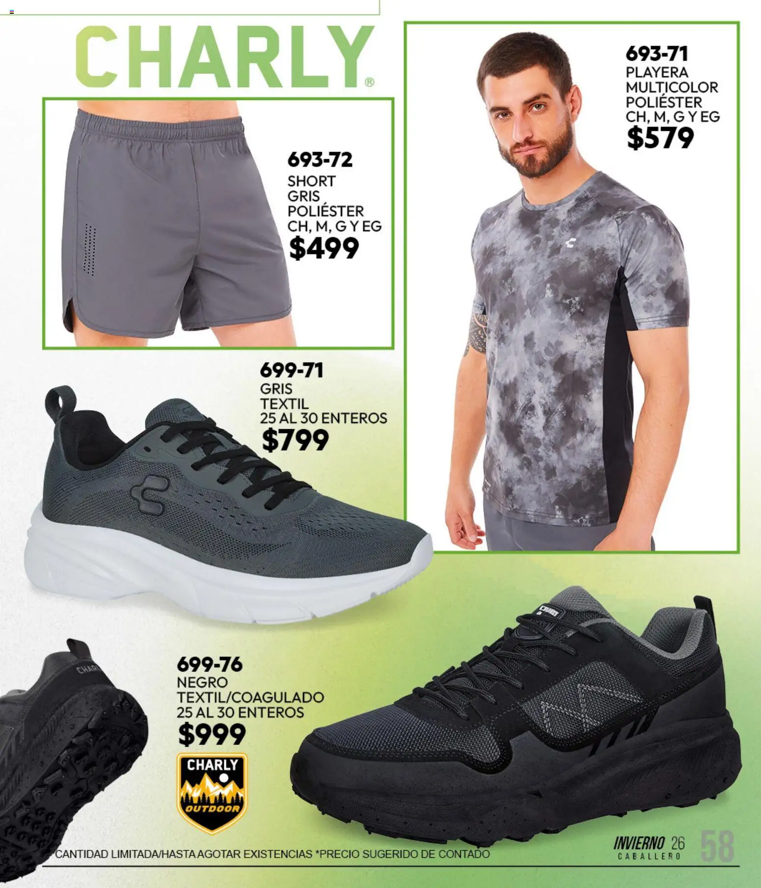 Vista previa las ofertas de la tienda Cklass - Cklass catálogo Sportbrands Caballero Invierno desde el 11/09/2026 