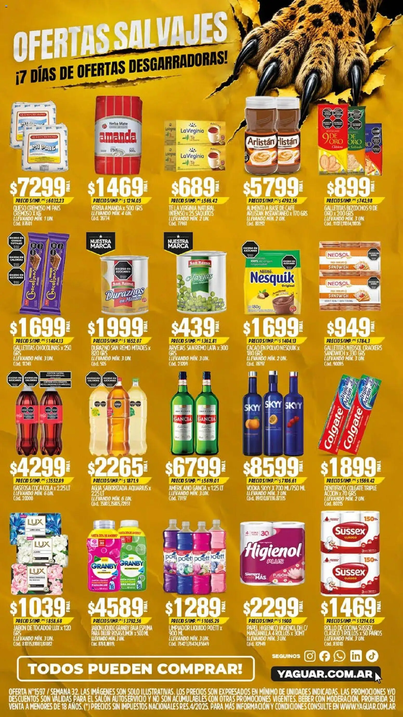 Vista previa del folleto de la tienda Yaguar válido desde el 03/08/2026 