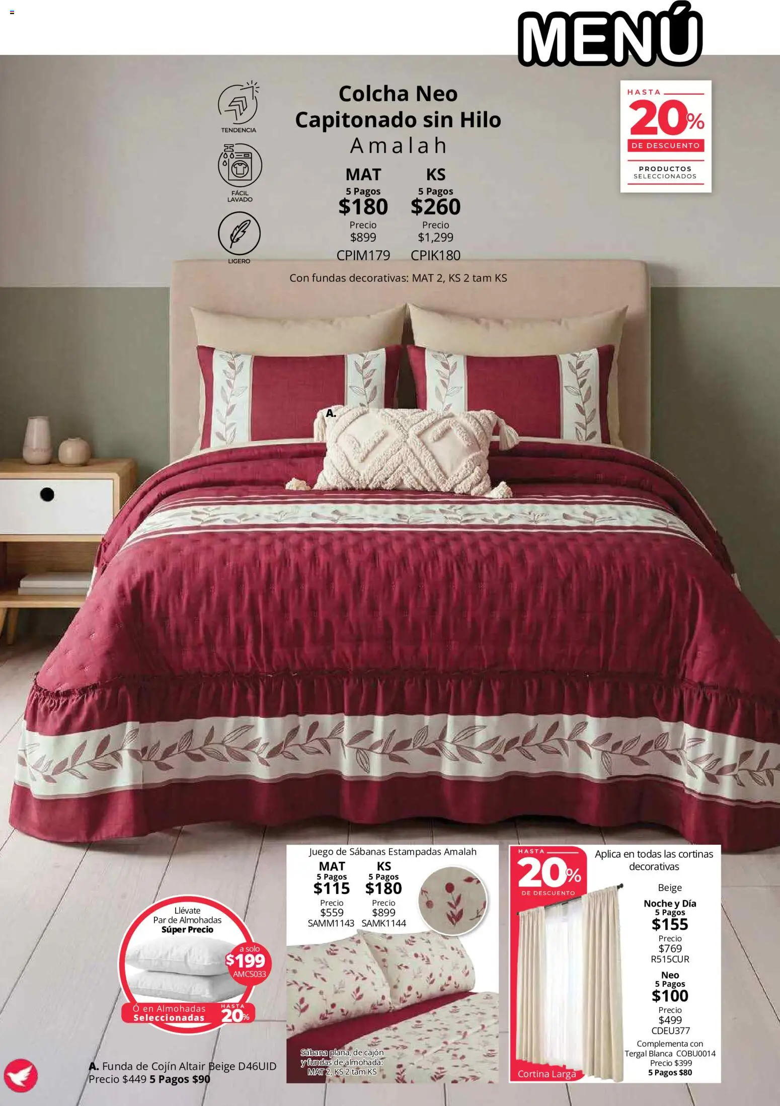 Vista previa las ofertas de la tienda Colchas Concord - Colchas Concord catálogo desde el 01/08/2026 