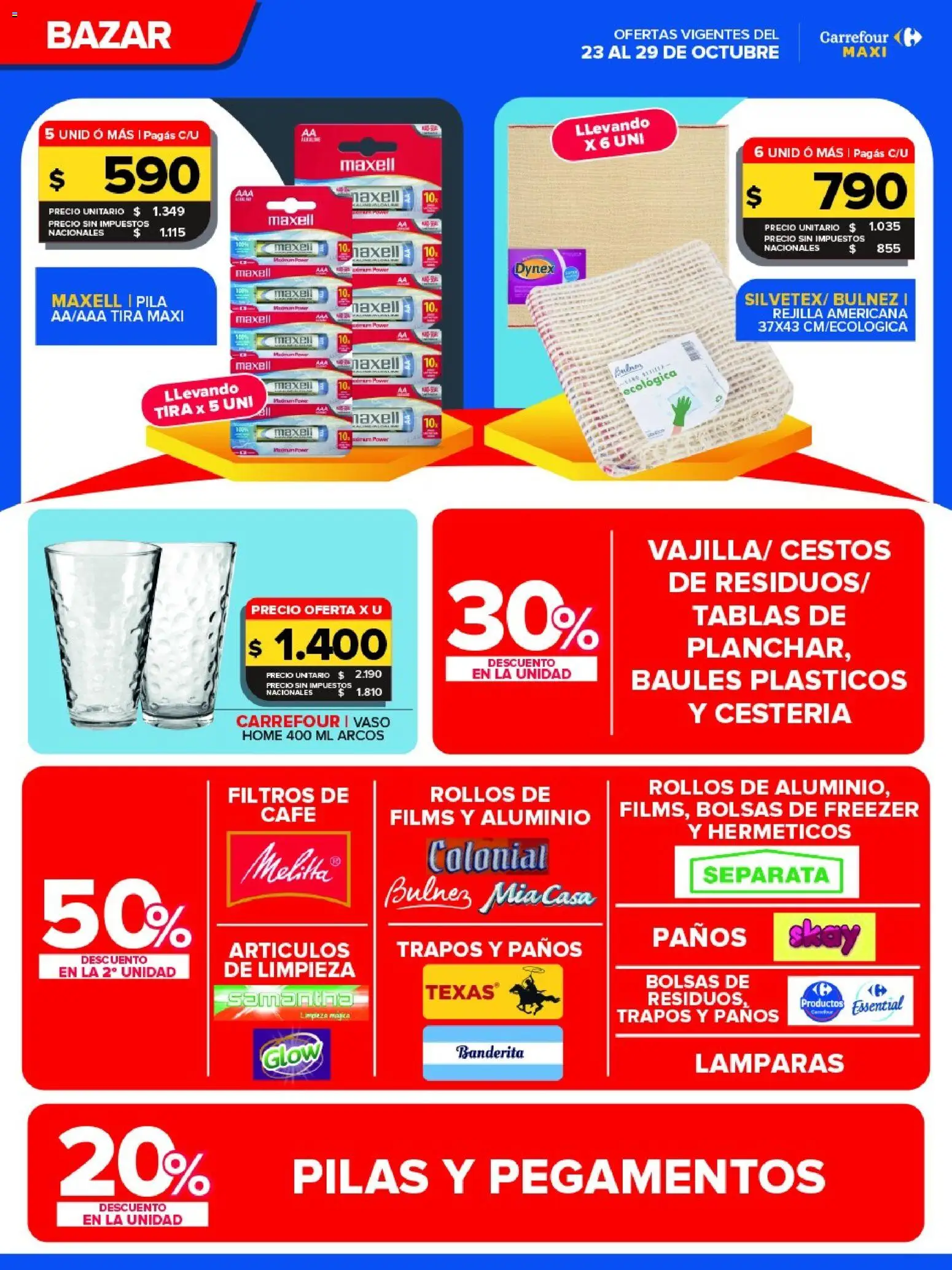 Vista previa del folleto de la tienda Carrefour Maxi válido desde el 23/10/2026 