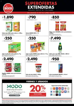 Vista previa del folleto de la tienda Disco válido desde el 21/07/2026 