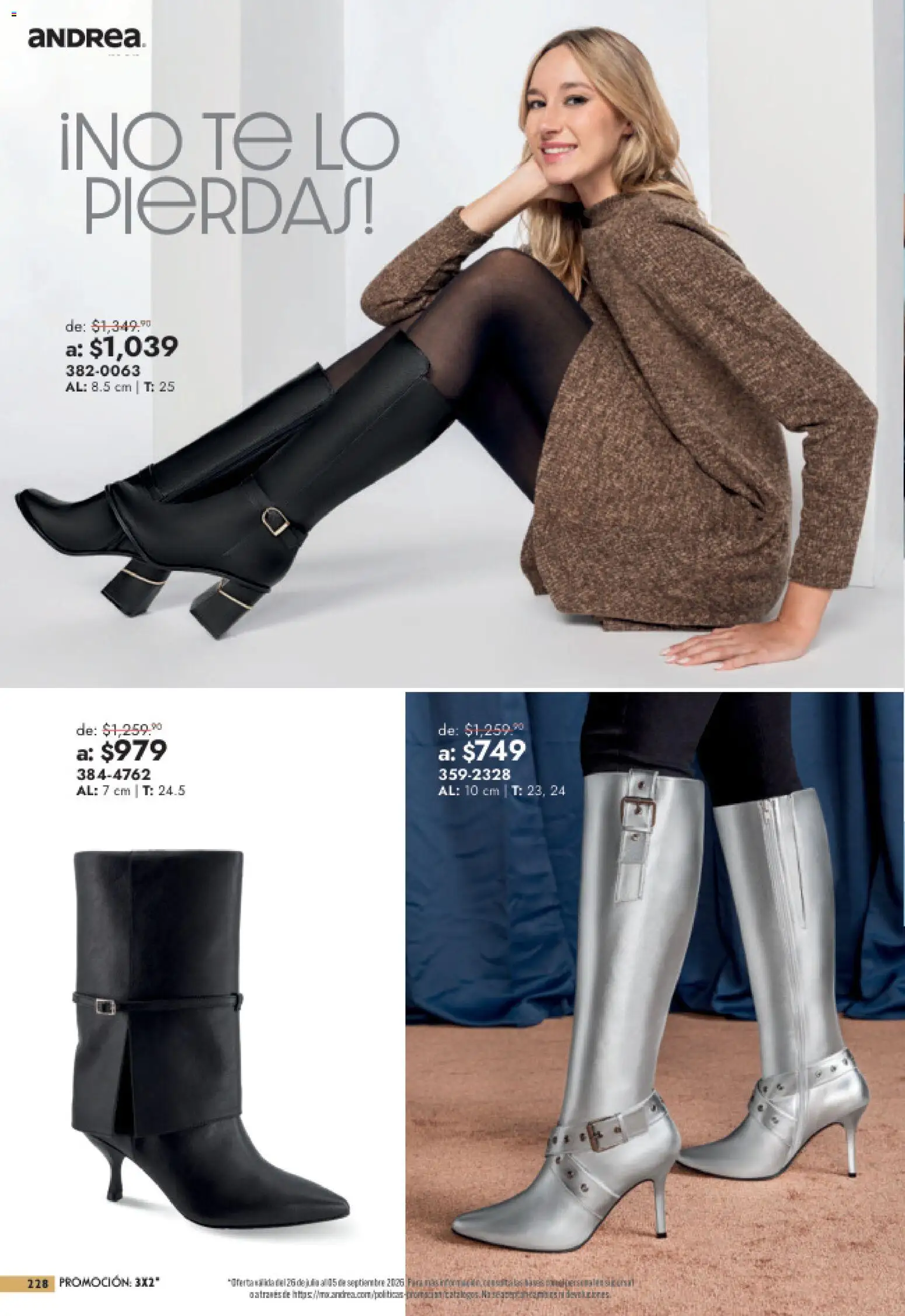 Vista previa las ofertas de la tienda Andrea - Andrea catálogo Outlet desde el 26/07/2026 