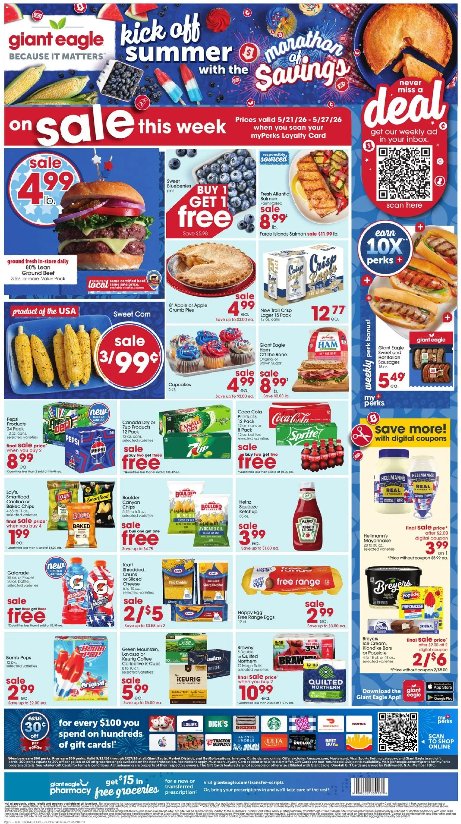 Ad Preview of Giant Eagle Giant Eagle Weekly Ad from 05/21/2026
