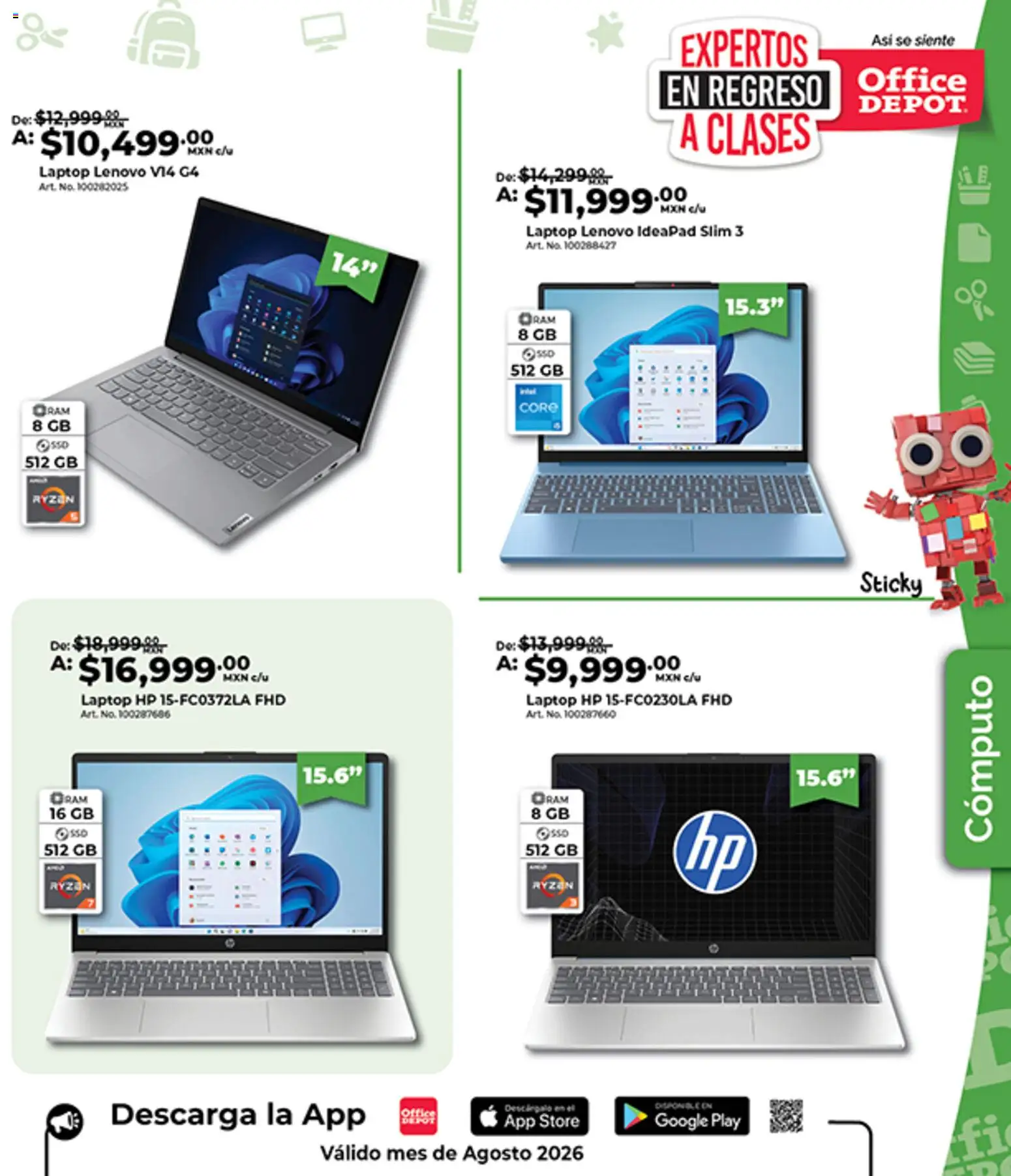 Vista previa las ofertas de la tienda Office Depot - Office Depot catálogo desde el 01/08/2026 