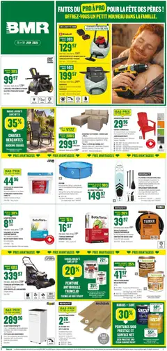 Un aperçu du dépliant BMR weekly flyer / circulaire du magasin BMR est valide à partir 11 juin 2026
