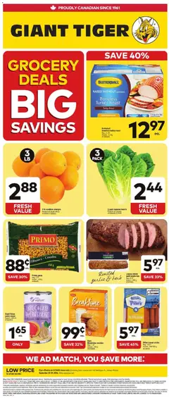 Preview of leaflet Weekly Flyer from shop Giant Tiger is valid from Sep 23, 2026
