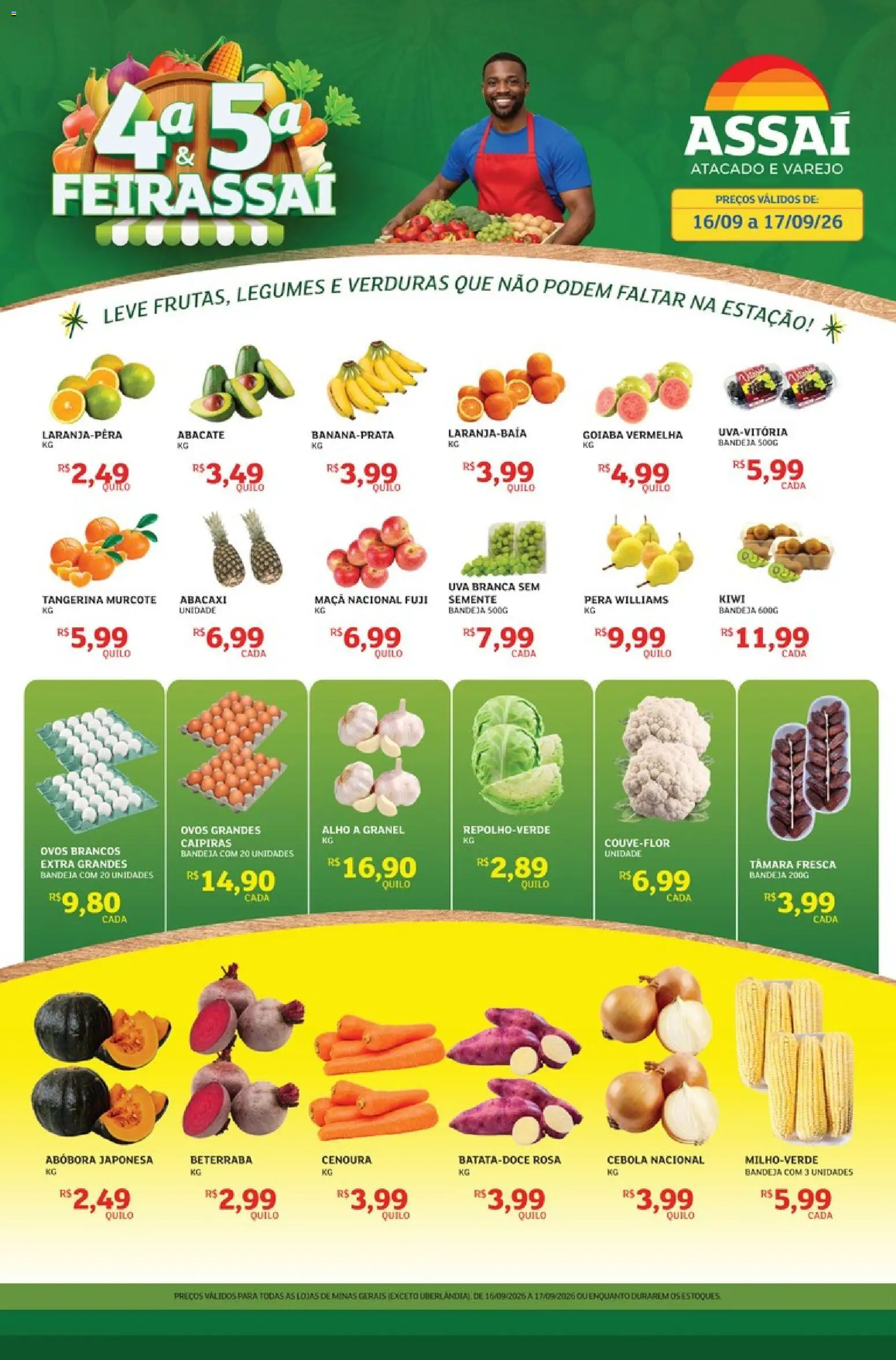 Pré-Visualização do folheto "Assaí Atacadista ofertas - MG" da loja Assaí Atacadista válido a partir de 16/09/2026