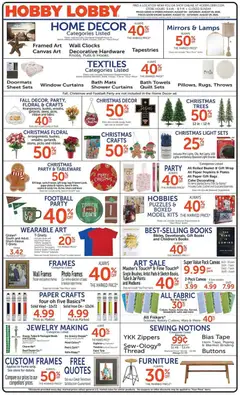 Ad Preview of Hobby Lobby Hobby Lobby Weekly Ad from 08/23/2026