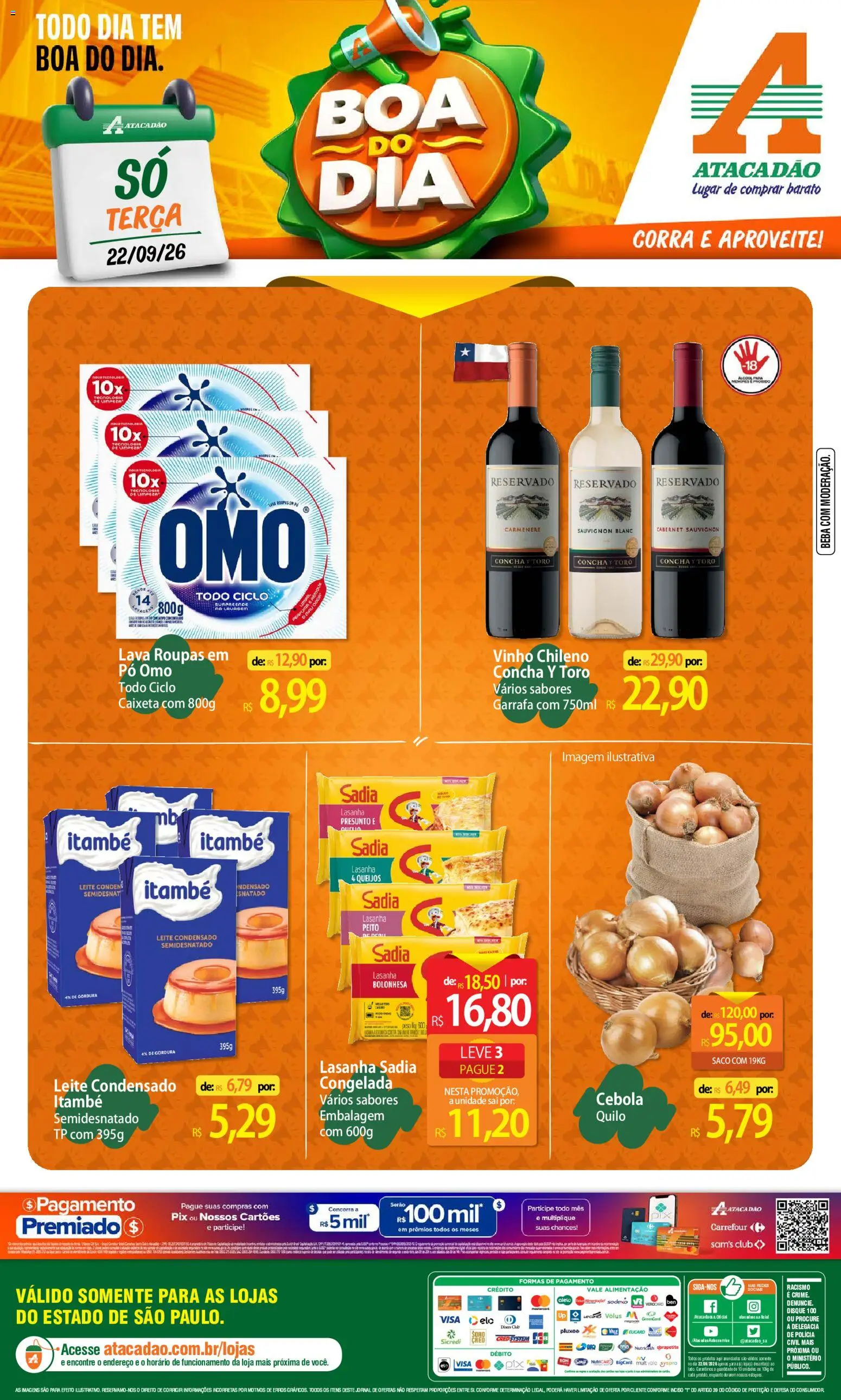 Pré-Visualização do folheto "Atacadão ofertas - SP" da loja Atacadão válido a partir de 22/09/2026