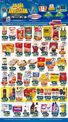 Pré-Visualização do folheto "Bramil Supermercados - Ofertas da semana" da loja Bramil Supermercados válido a partir de 17/07/2026