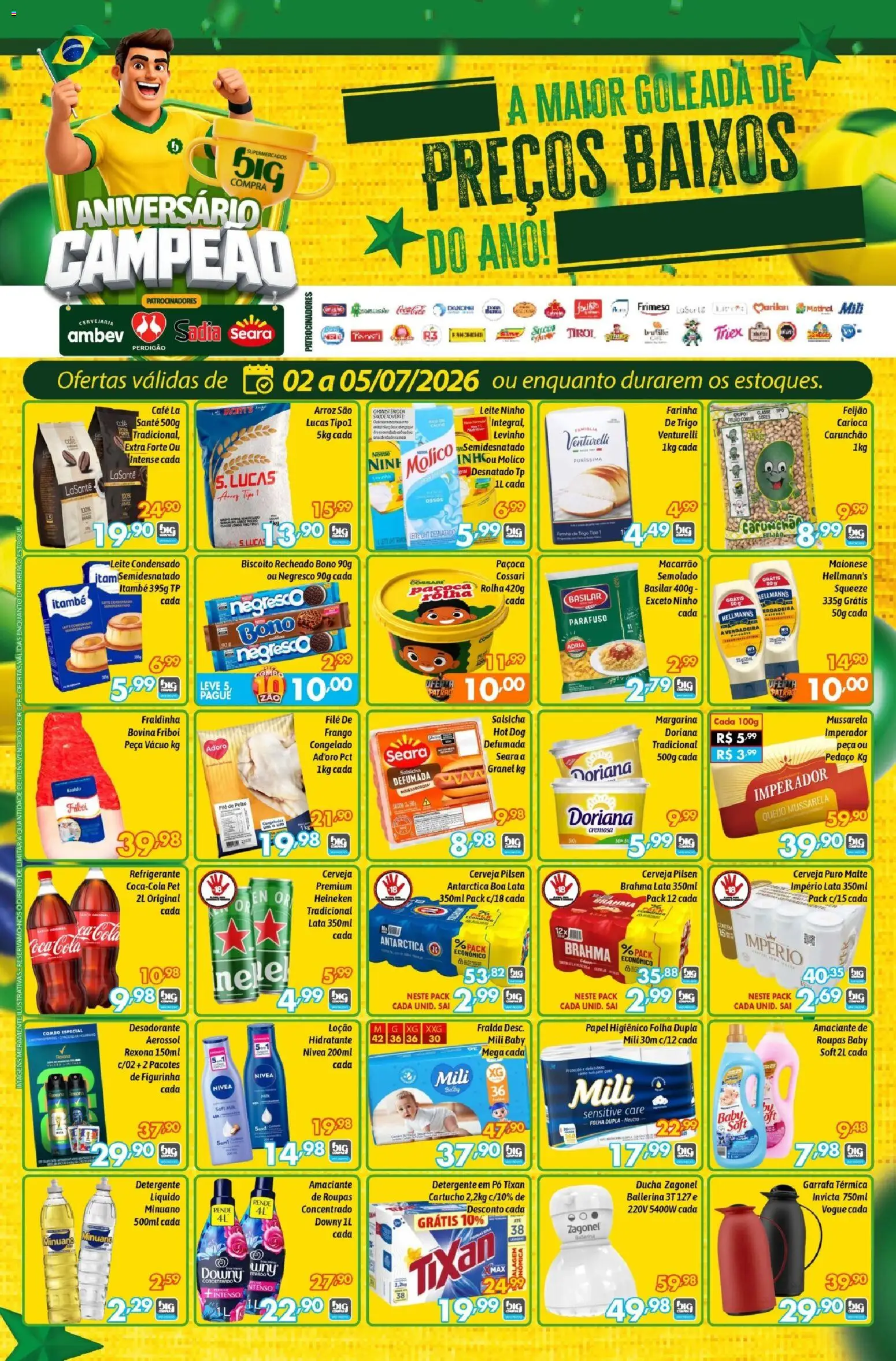 Pré-Visualização do folheto "Big Compra - Ofertas da semana" da loja Big Compra válido a partir de 02/07/2026
