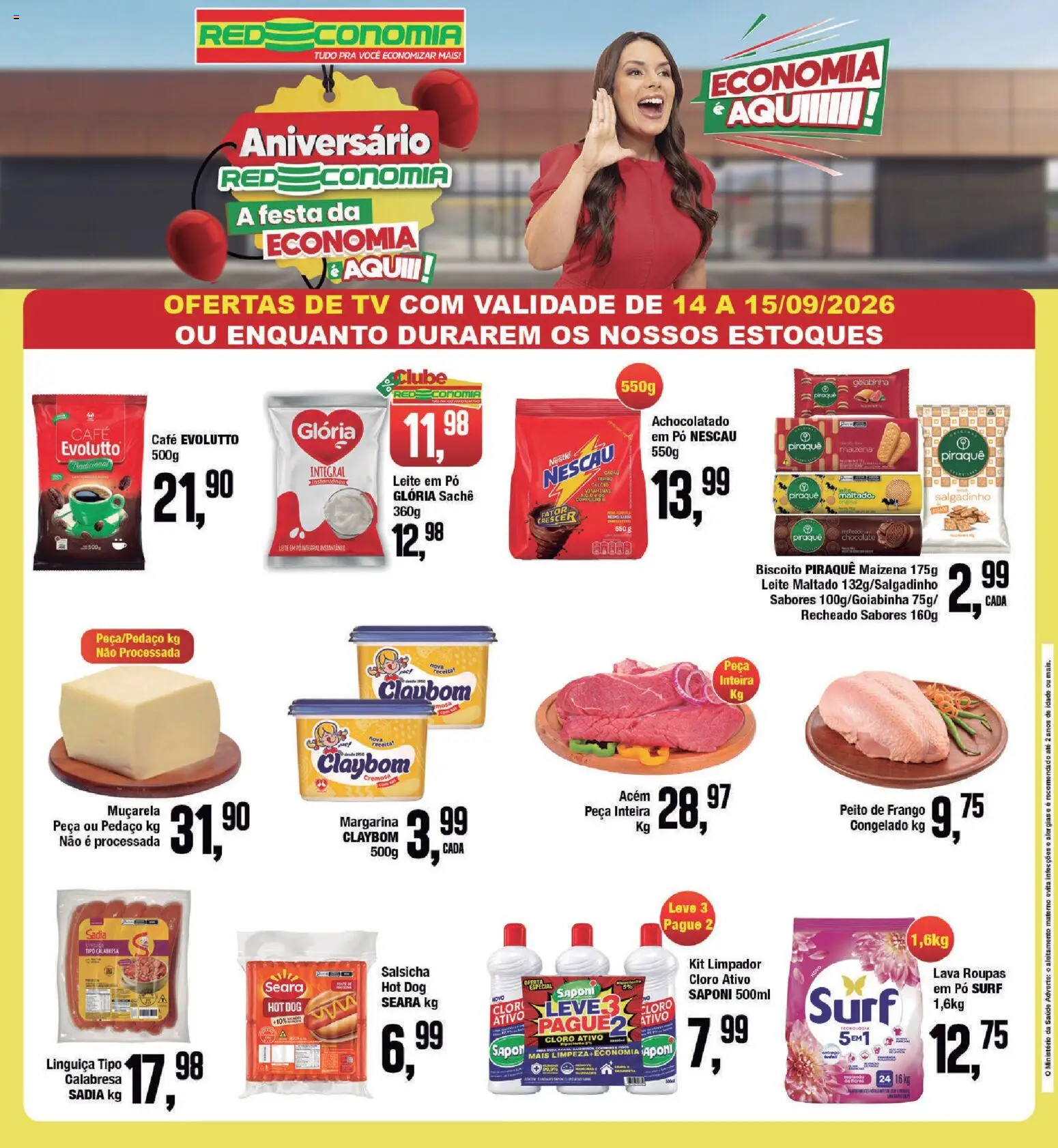 Pré-Visualização do folheto "RedEconomia ofertas" da loja RedEconomia válido a partir de 14/09/2026