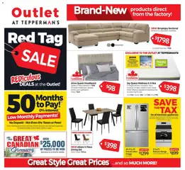 Preview of leaflet Tepperman's outlet from shop Tepperman's is valid from Oct 02, 2026