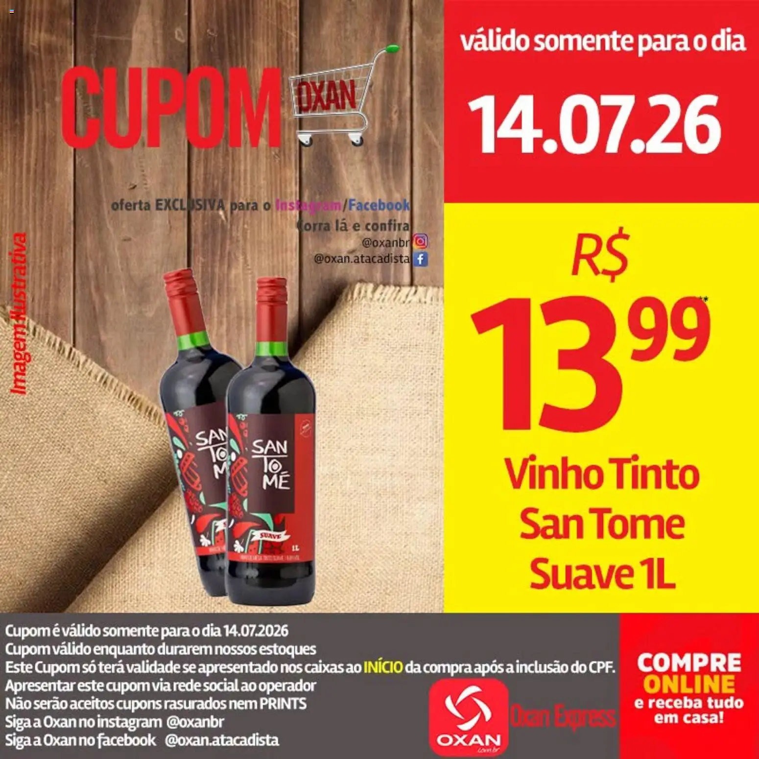 Pré-Visualização do folheto "Oxan Atacadista - Ofertas da semana" da loja Oxan Atacadista válido a partir de 14/07/2026