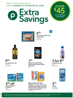 Ad Preview of Publix Publix Extra Savings from 08/12/2026