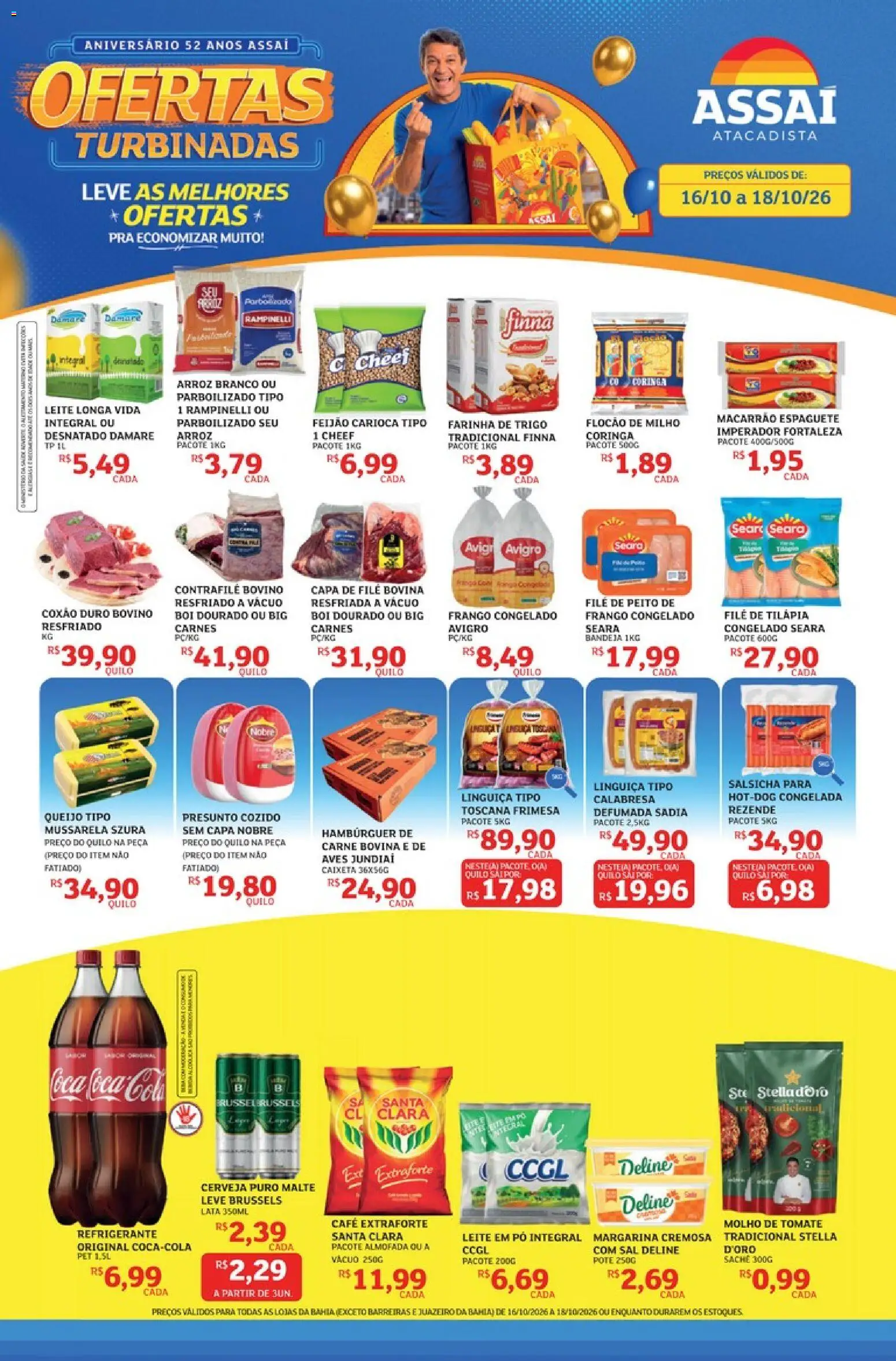 Pré-Visualização do folheto "Assaí Atacadista ofertas - BA" da loja Assaí Atacadista válido a partir de 16/10/2026