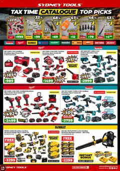 Preview of catalogue Sydney Tools catalogue from shop Sydney Tools valid 12/05/2026