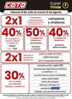 Vista previa del folleto de la tienda Coto válido desde el 31/07/2026 