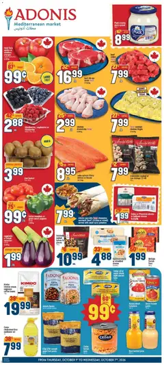Preview of leaflet Adonis weekly flyer from shop Adonis is valid from Oct 01, 2026