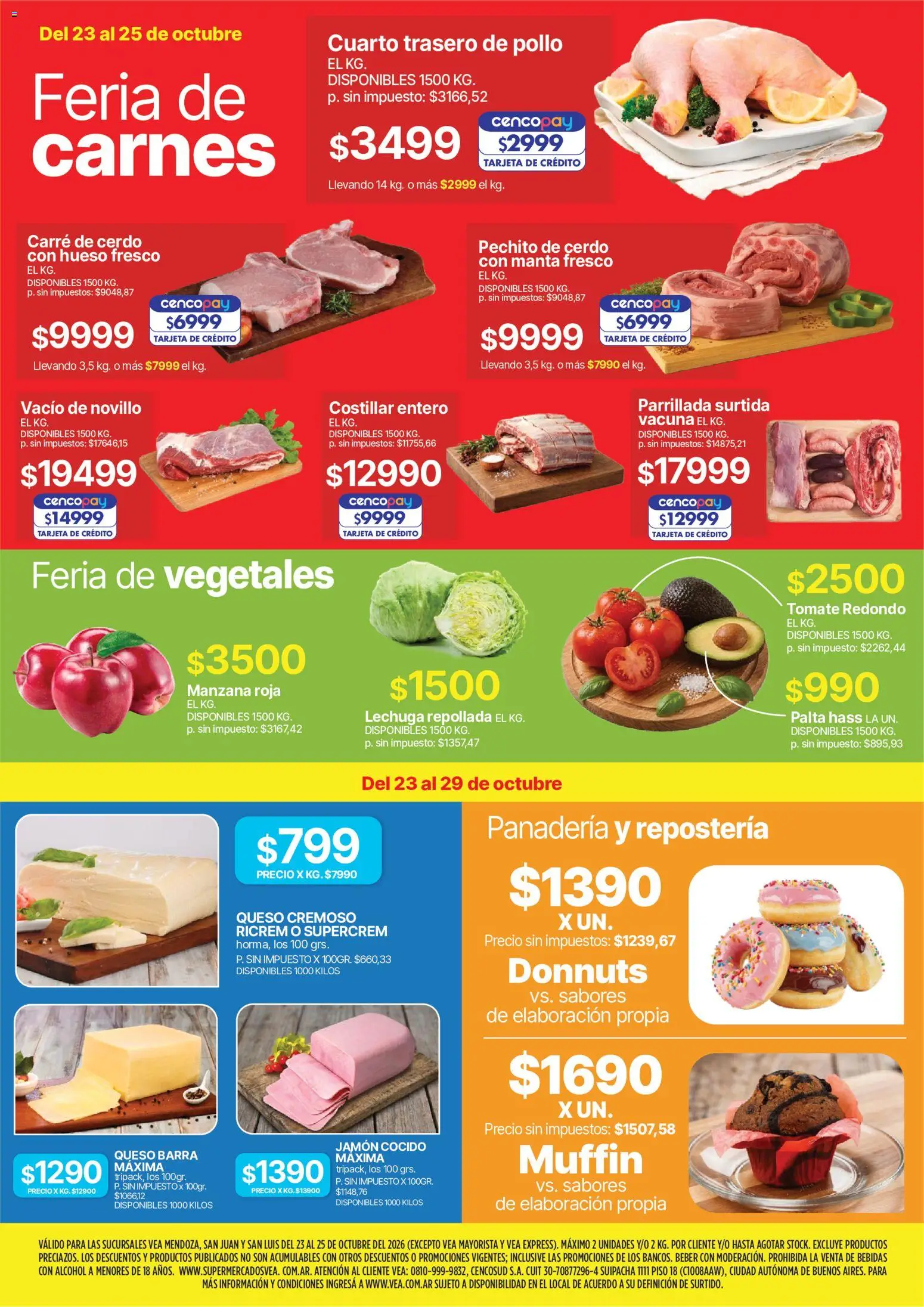 Vista previa del folleto de la tienda Vea válido desde el 23/10/2026 