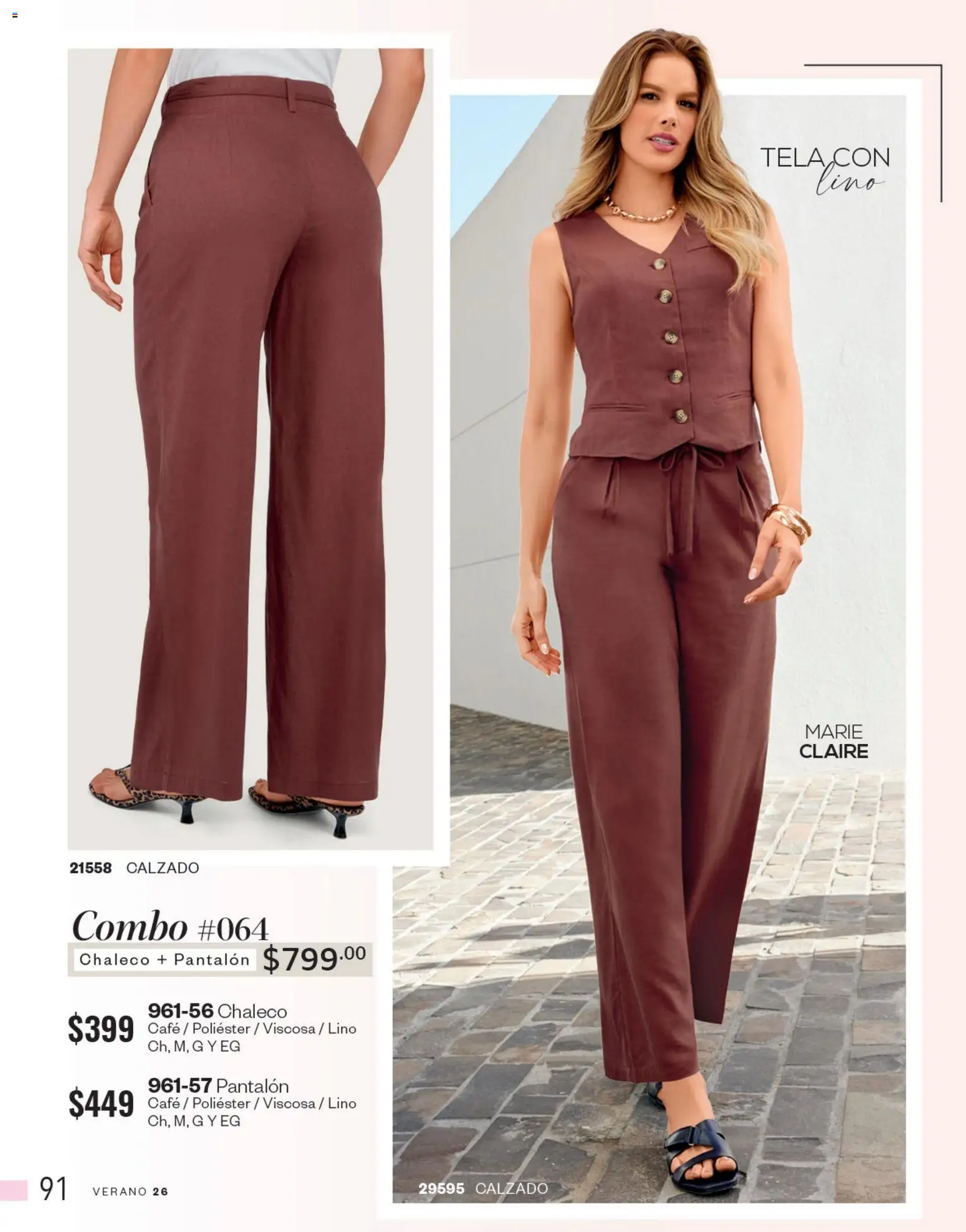 Vista previa las ofertas de la tienda Cklass - Cklass catálogo Novedades de verano calzado desde el 01/05/2026 - Café, Chaleco