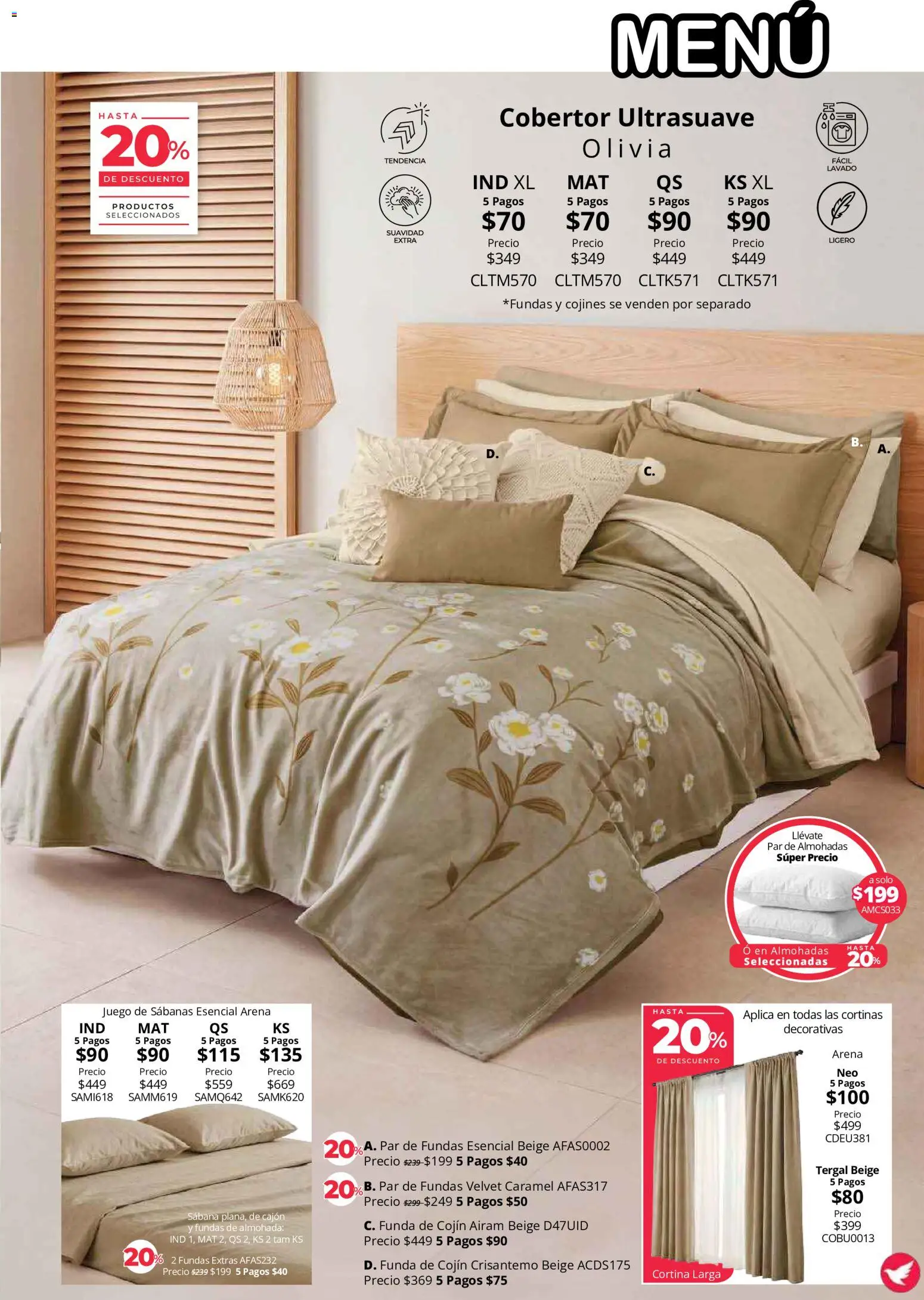 Vista previa las ofertas de la tienda Colchas Concord - Colchas Concord catálogo Colección Cobertor desde el 01/08/2026 