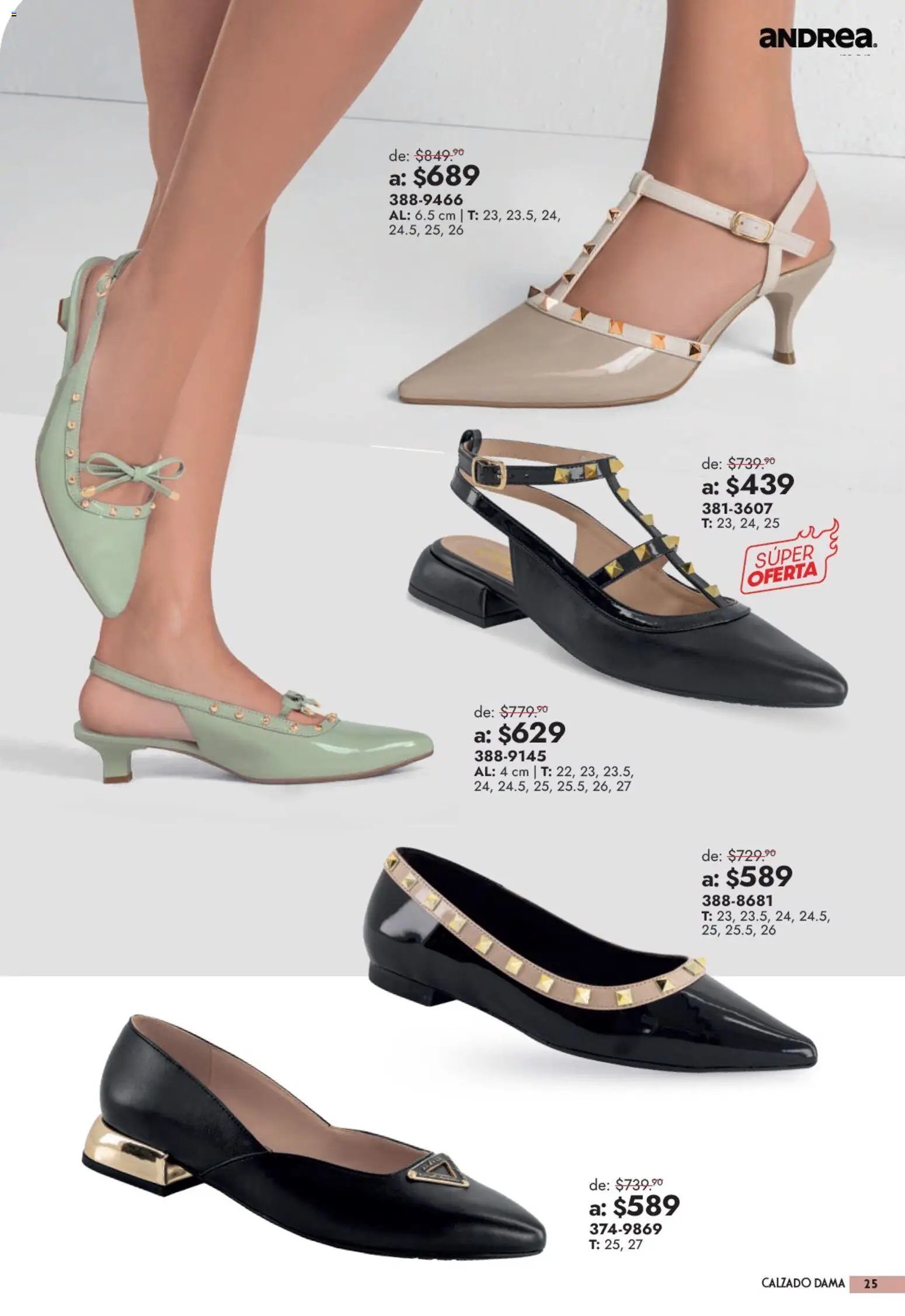 Vista previa las ofertas de la tienda Andrea - Andrea catálogo Outlet desde el 13/09/2026 