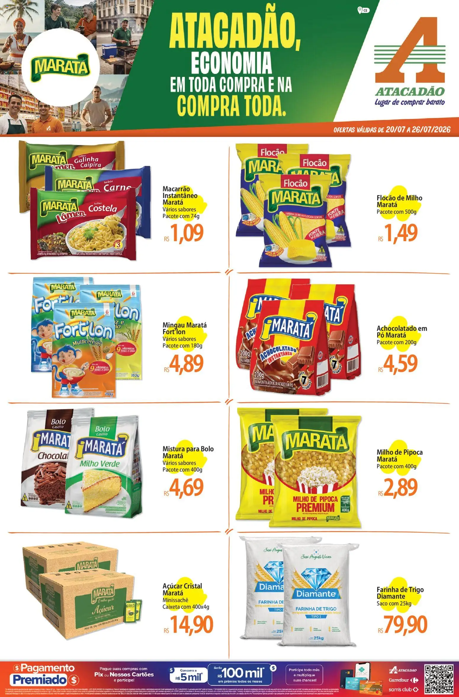 Pré-Visualização do folheto "Atacadão ofertas - CE" da loja Atacadão válido a partir de 20/07/2026